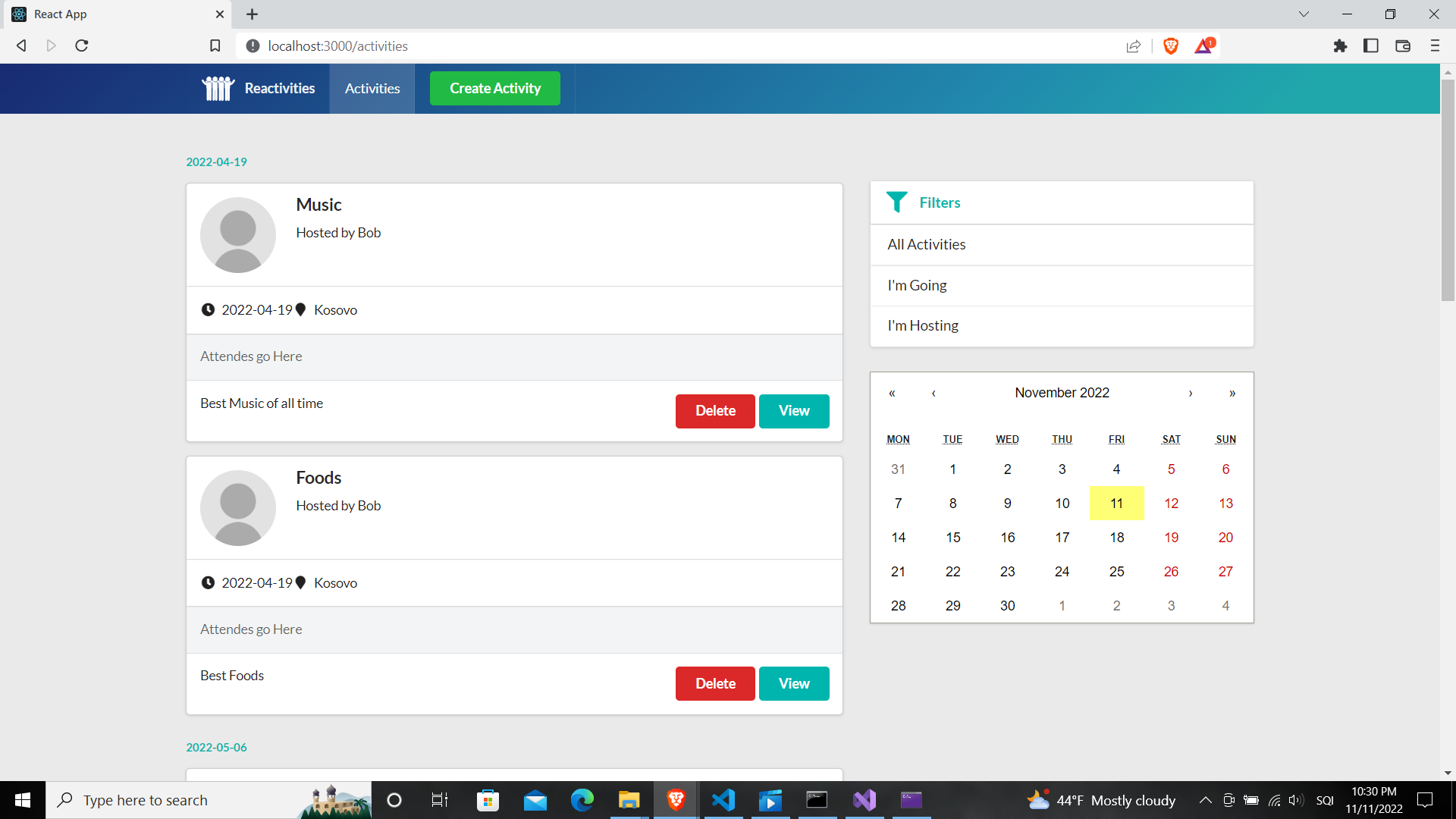 ActivityWebsite
